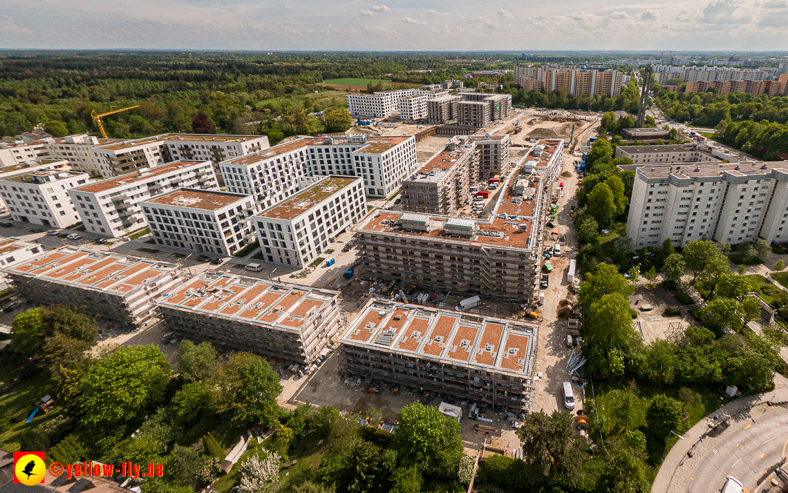 09.05.2023 - Baustelle Alexisquartier und Pandion Verde in Neuperlach